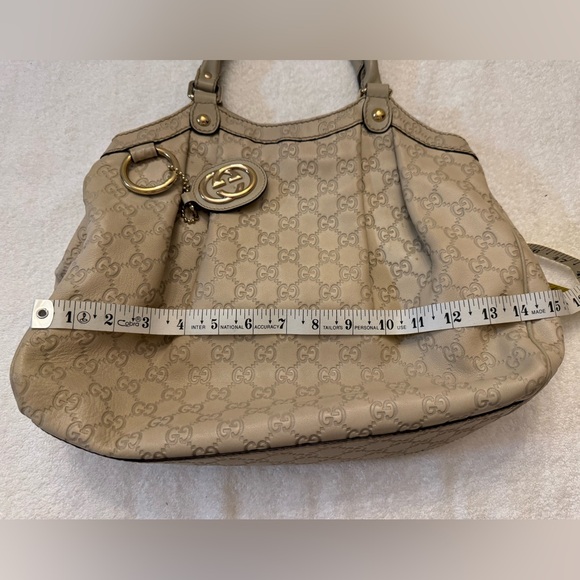 Gucci Beige Guccissima Leather Medium Sukey Tote bag. - Picture 9 of 11